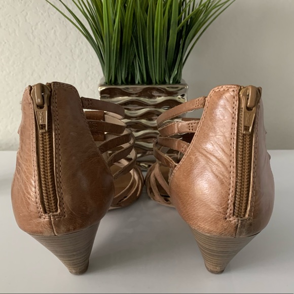 Aldo Leather Wedge Sandals - Picture 4 of 5